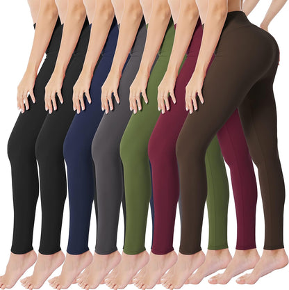 Creamlush Women’s High-Waist Tummy Control Leggings for Yoga & Running