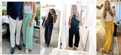 Women’s High-Waisted Wide Leg Lounge Pants with Pockets