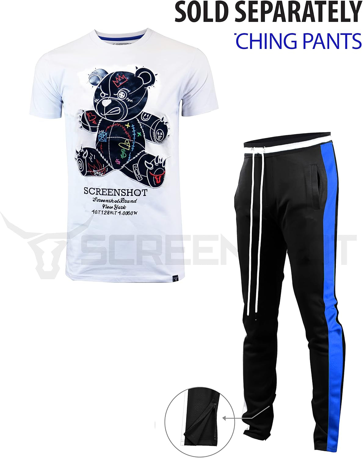 Men’s hipster hip-hop premium urban streetwear t-shirt with trendy animation design.