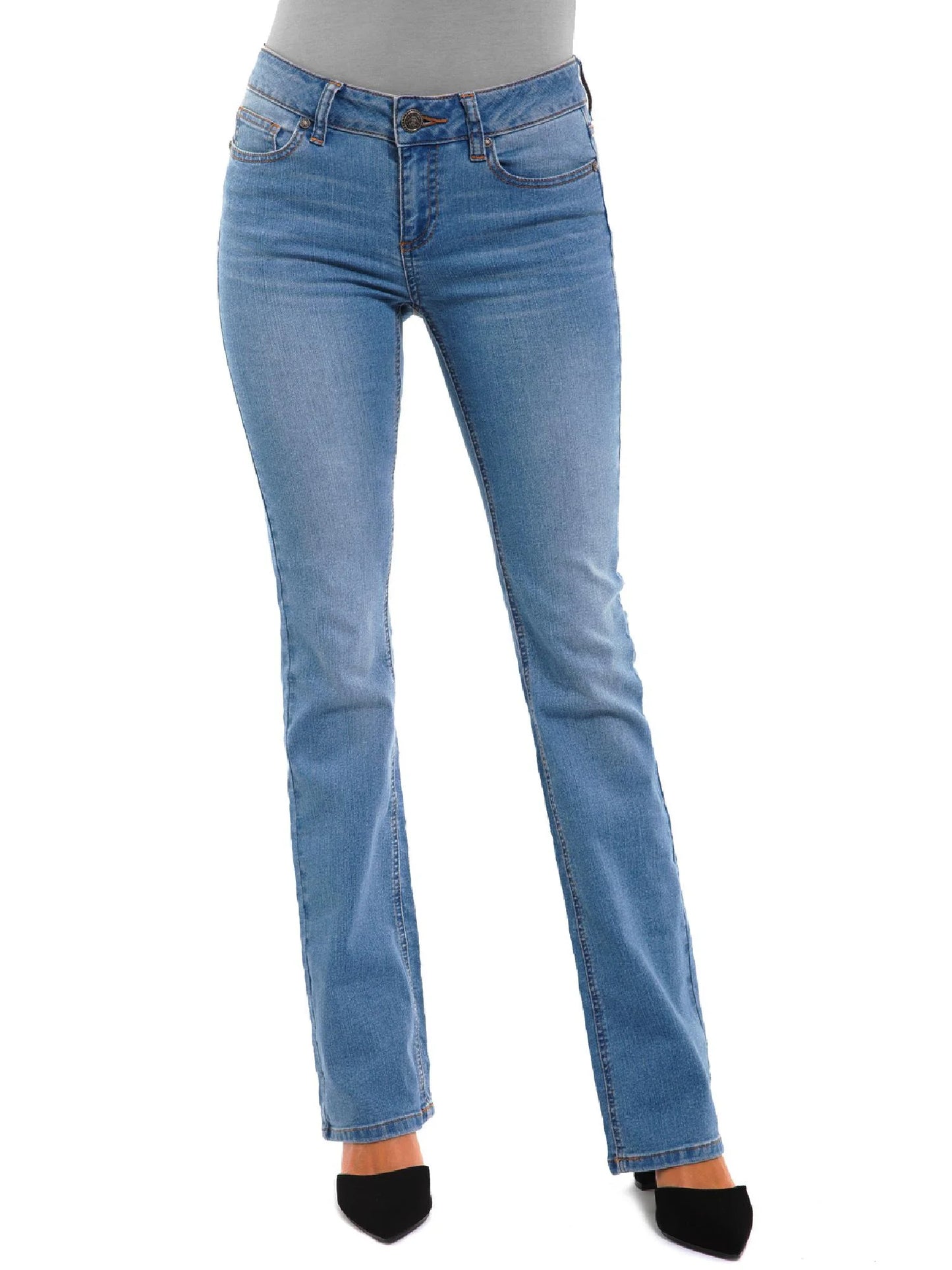Women'S Sexy Stylish Flare Bell Bottom Slim Bootcut Jean