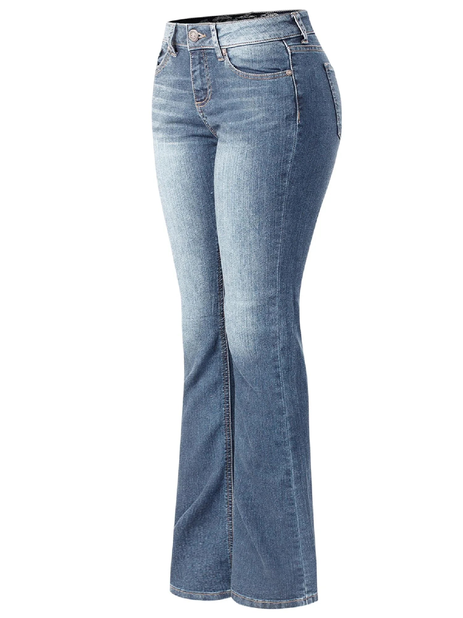Women'S Sexy Stylish Flare Bell Bottom Slim Bootcut Jean