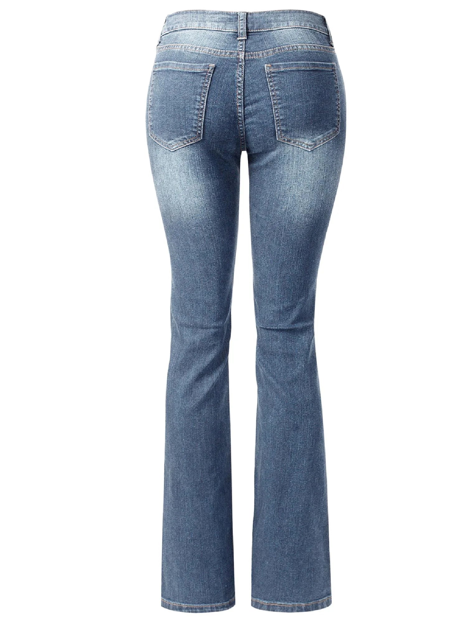 Women'S Sexy Stylish Flare Bell Bottom Slim Bootcut Jean