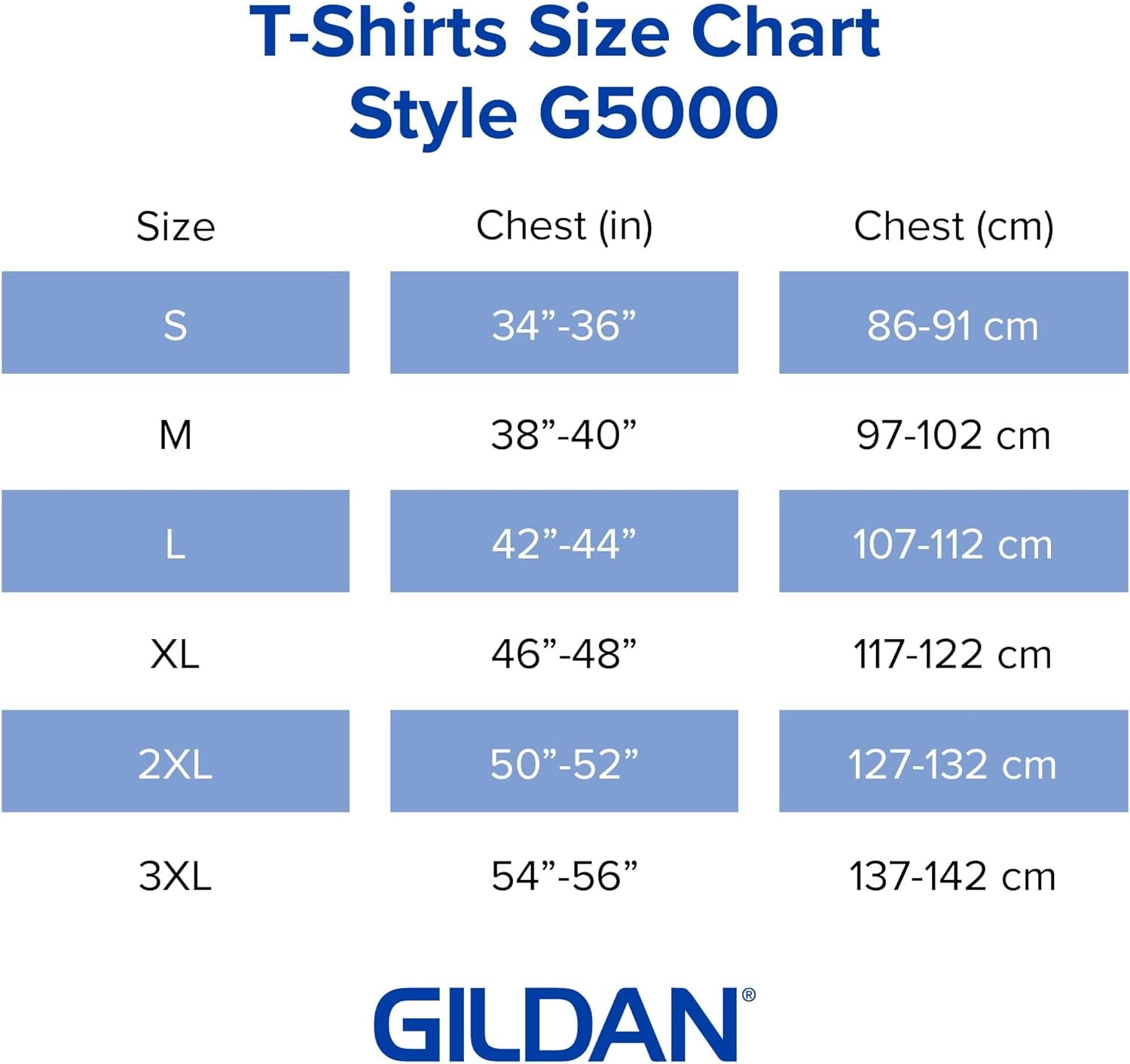 Adult Heavy Cotton T-Shirt, Style G5000, Multipack