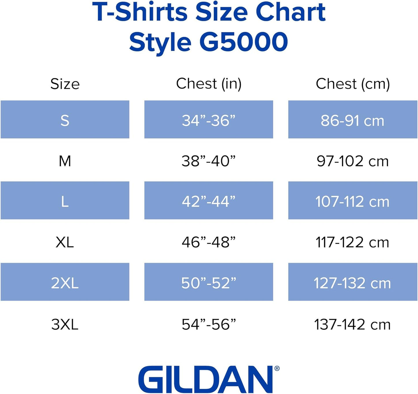 Adult Heavy Cotton T-Shirt, Style G5000, Multipack